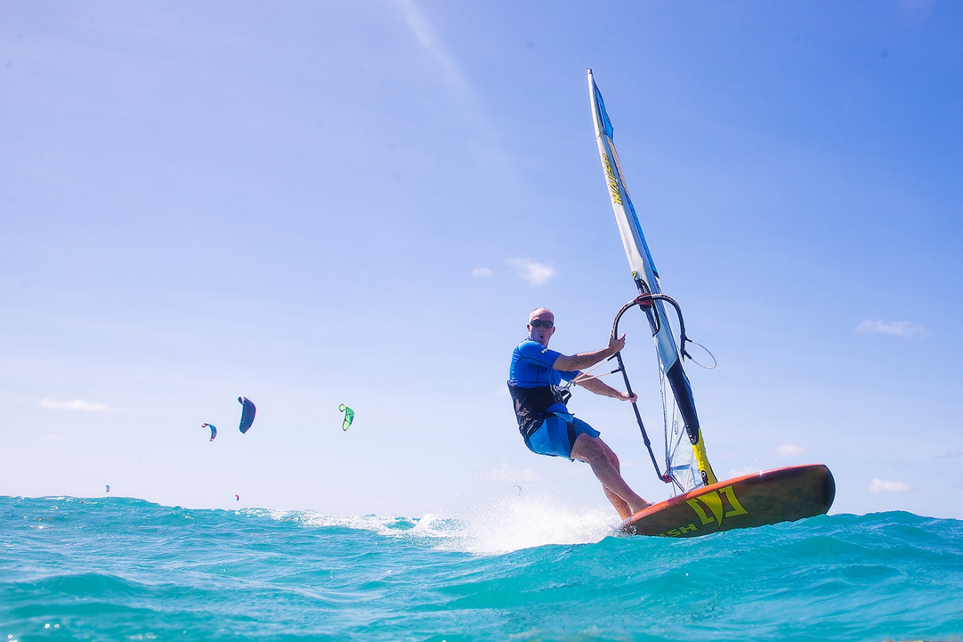 Wind Surfing In Barbados
