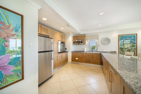 Palm Beach 502 Holiday Rental Barbados Kitchen