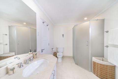 Palm Beach 502 Holiday Rental Barbados Master Bathroom Shower