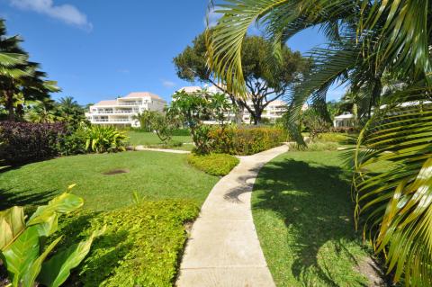 Palm Beach 211 Barbados Beachfront Vacation Condo Rental Garden Walkways
