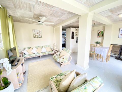 Heywoods 145 Barbados Vacation Rental Apartment Open Plan Living and Dining