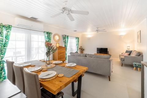 Porters Gate 19 Holiday Rental St. James Barbados Living Room and Dining