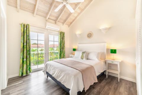 Porters Gate 19 Holiday Rental St. James Barbados Master Bedroom with Garden View