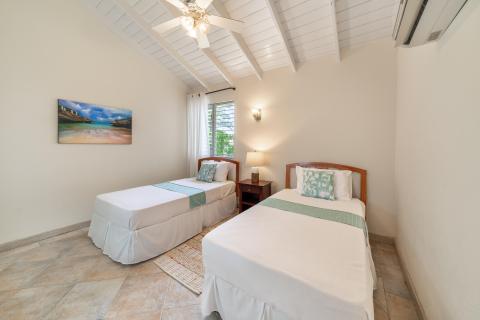 149 Salters Road Barbados Holiday Rental Sandy Lane Barbados Bedroom 4 with Twin Beds