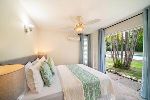 149 Salters Road Barbados Holiday Rental Sandy Lane Barbados Bedroom 3 with Patio to Pool Deck