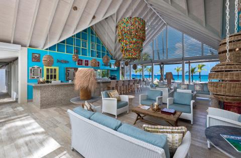 149 Salters Road Barbados Holiday Rental Sandy Lane Barbados Property Owners Beach Club and Seating Area