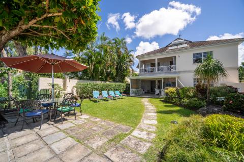 Barbados Beachfront Vacation Rental Villa Seawards Exterior and Gardens