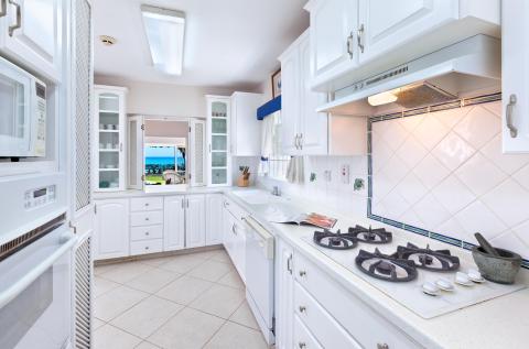 Barbados Beachfront Vacation Rental Villa Seawards Kitchen