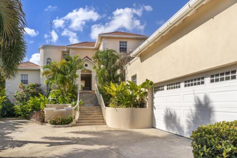 Tara Barbados 4 Bedroom Holiday Rental Villa Entrance and Parking Garage