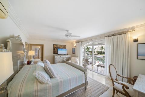 Rental Condo 266 Port St. Charles Barbados Master Bedroom with King Bed