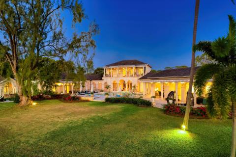 Westfield Villa Barbados Luxury Holiday Rental Night View from Western Gardens