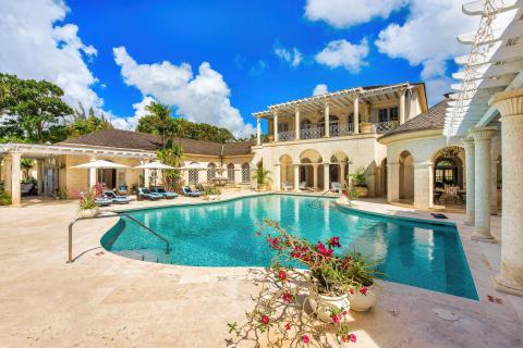 Westfield Villa Barbados Luxury Holiday Rental Pool Day Shot